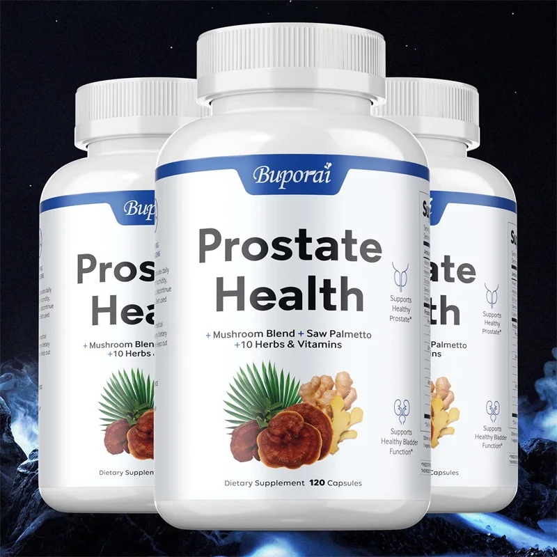 Prostata-Gesundheit – Reduziert nächtliche Badezimmerbesuche, lindert Blase und Harnwegprobleme, verbessert die Leistung